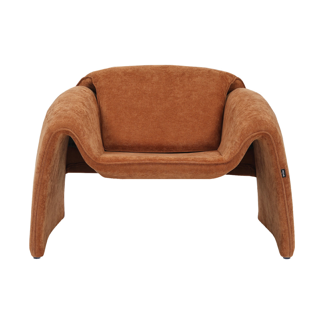 Sillón Melbournee Ocre Vista Frontal
