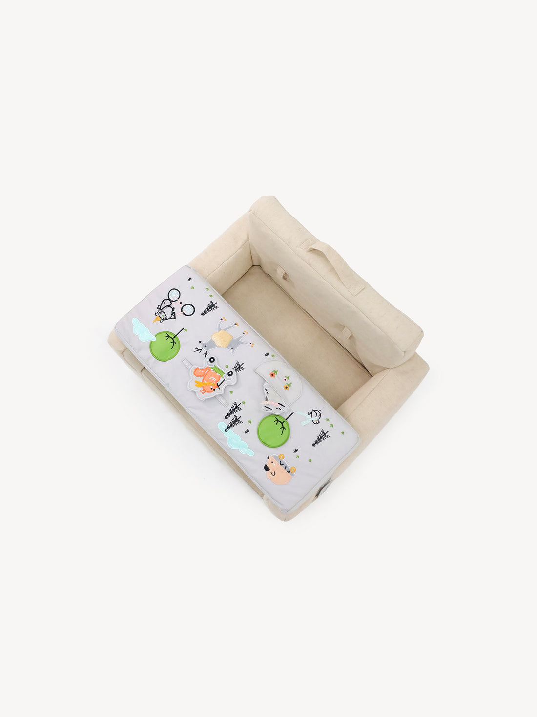 Sofá para Niños Vega beige, vista desde arriba