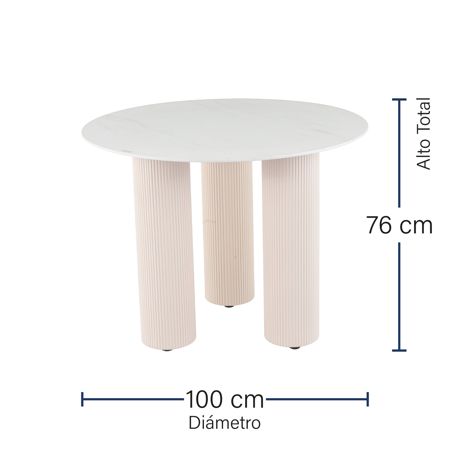 Mesa de Comedor Singapur 100cm