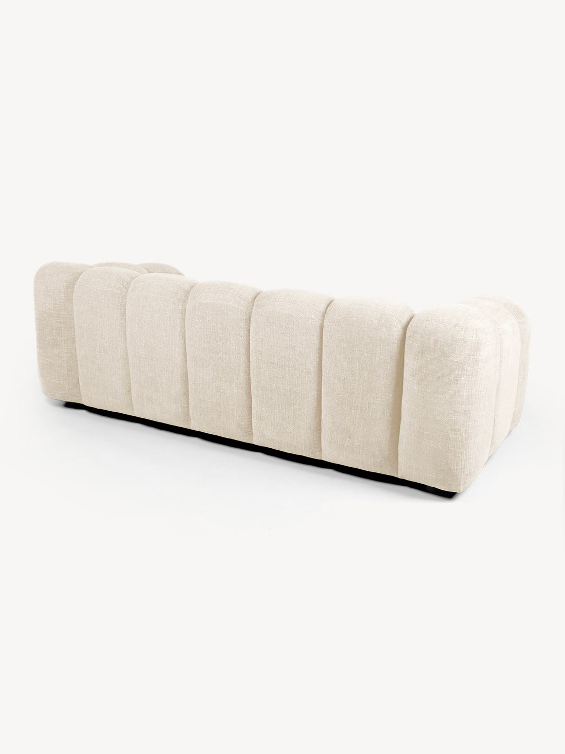 Sofá Mónaco 3 Plazas beige, vista trasera
