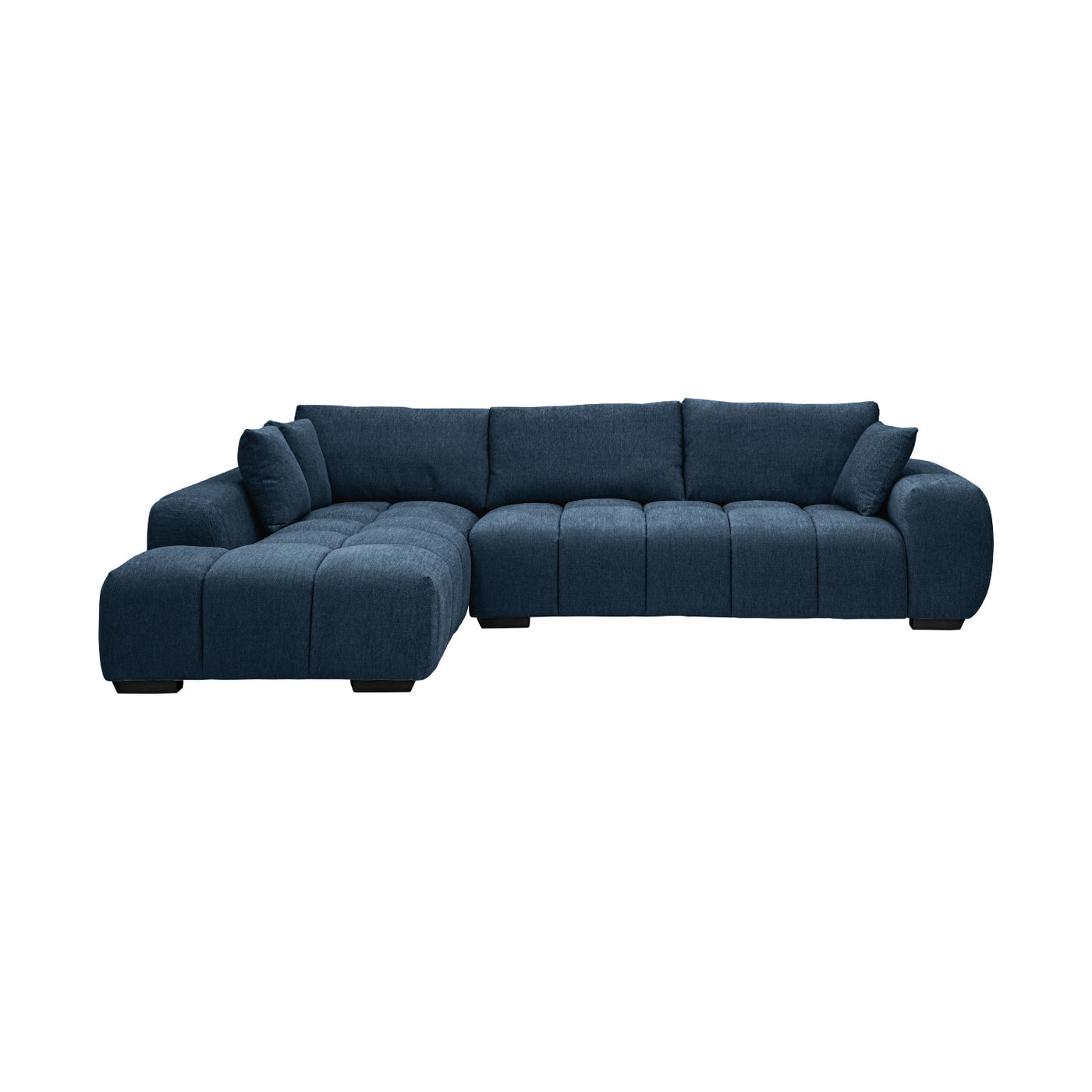 Sofá Modular Croaciaa — SOFÁ CORACIAA AZUL IZQ VISTA FRONTAL