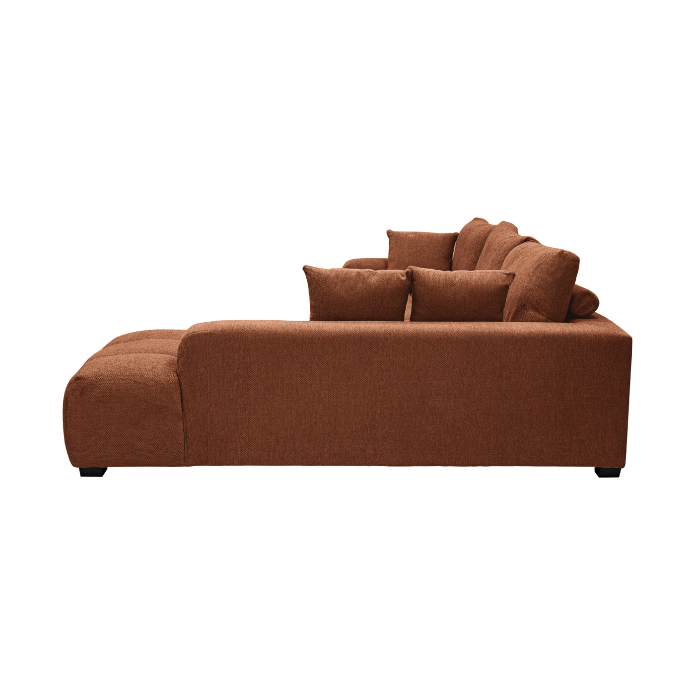 Sofá Modular Croaciaa — SOFÁ CORACIAA OCRE DER VISTA LATERAL