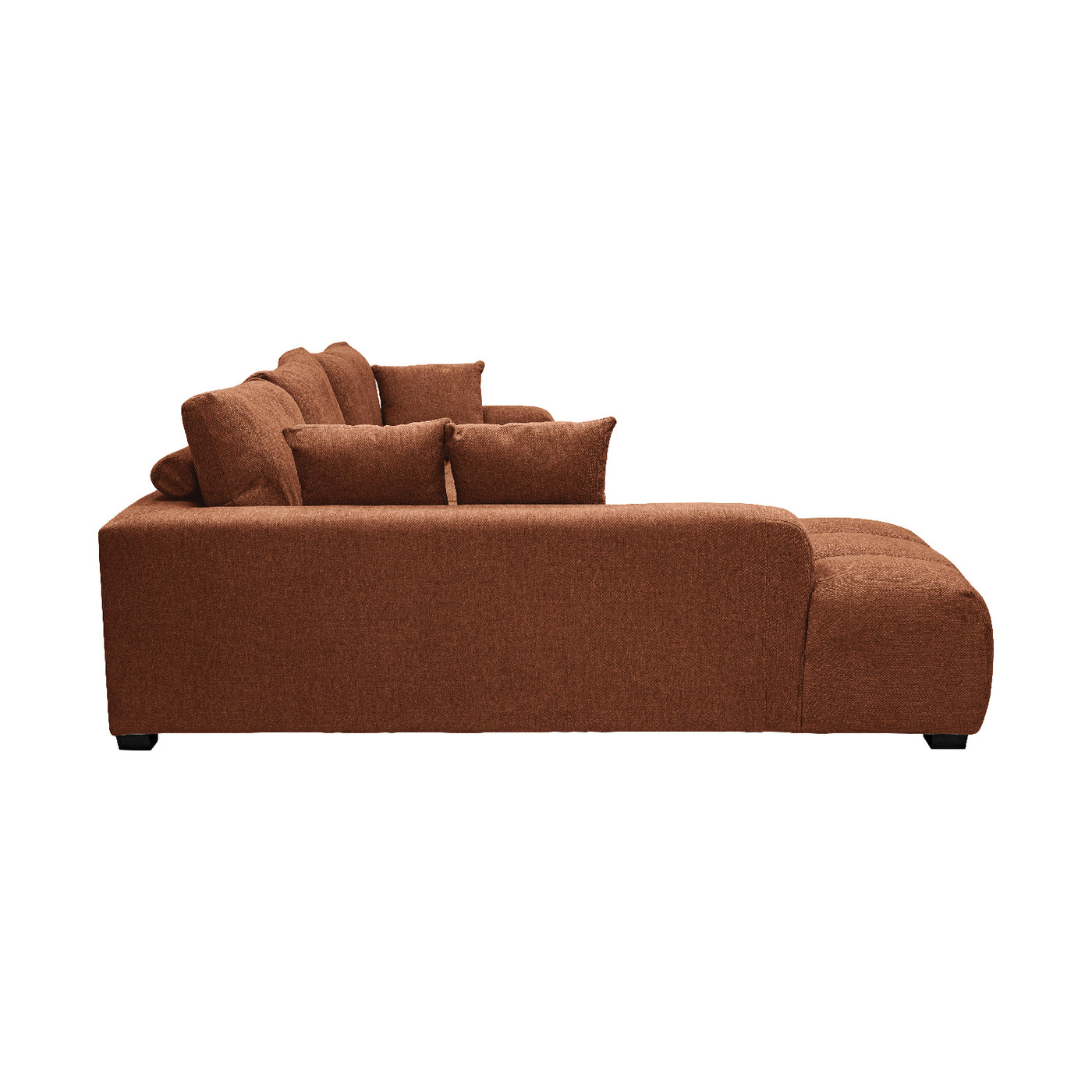 Sofá Modular Croaciaa — SOFÁ CORACIAA GRIS IZQ VISTA LATERAL