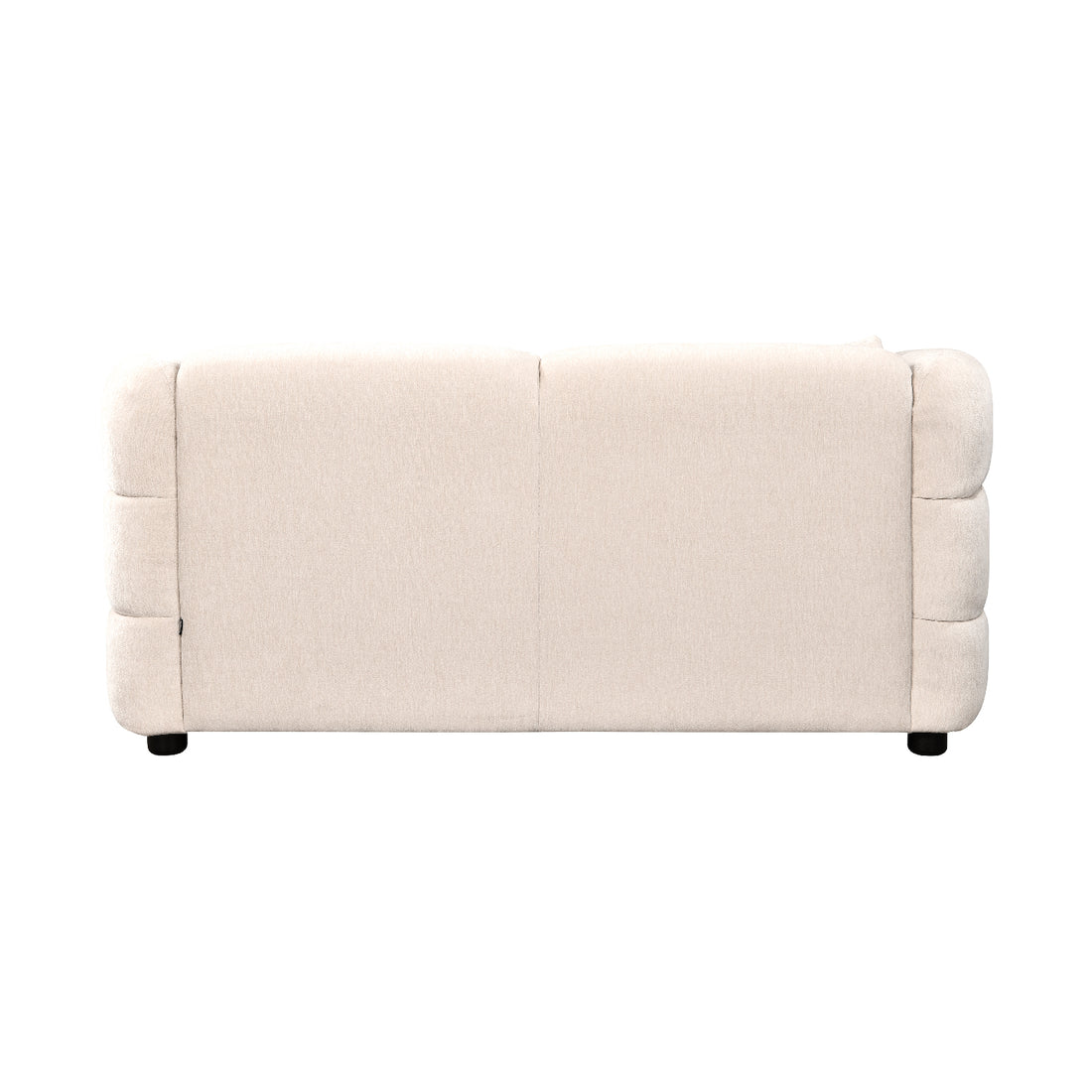 Sofá Utah 2 Plazas Beige Vista Trasera
