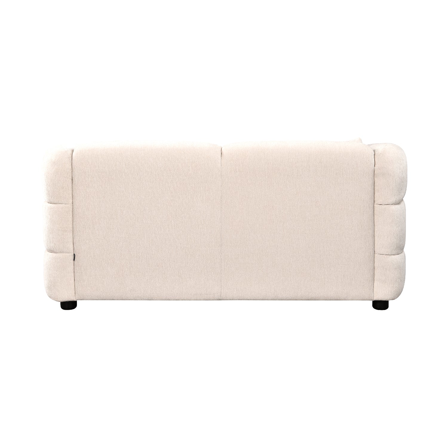 Sofá Utah 2 Plzs Beige Vista Trasera