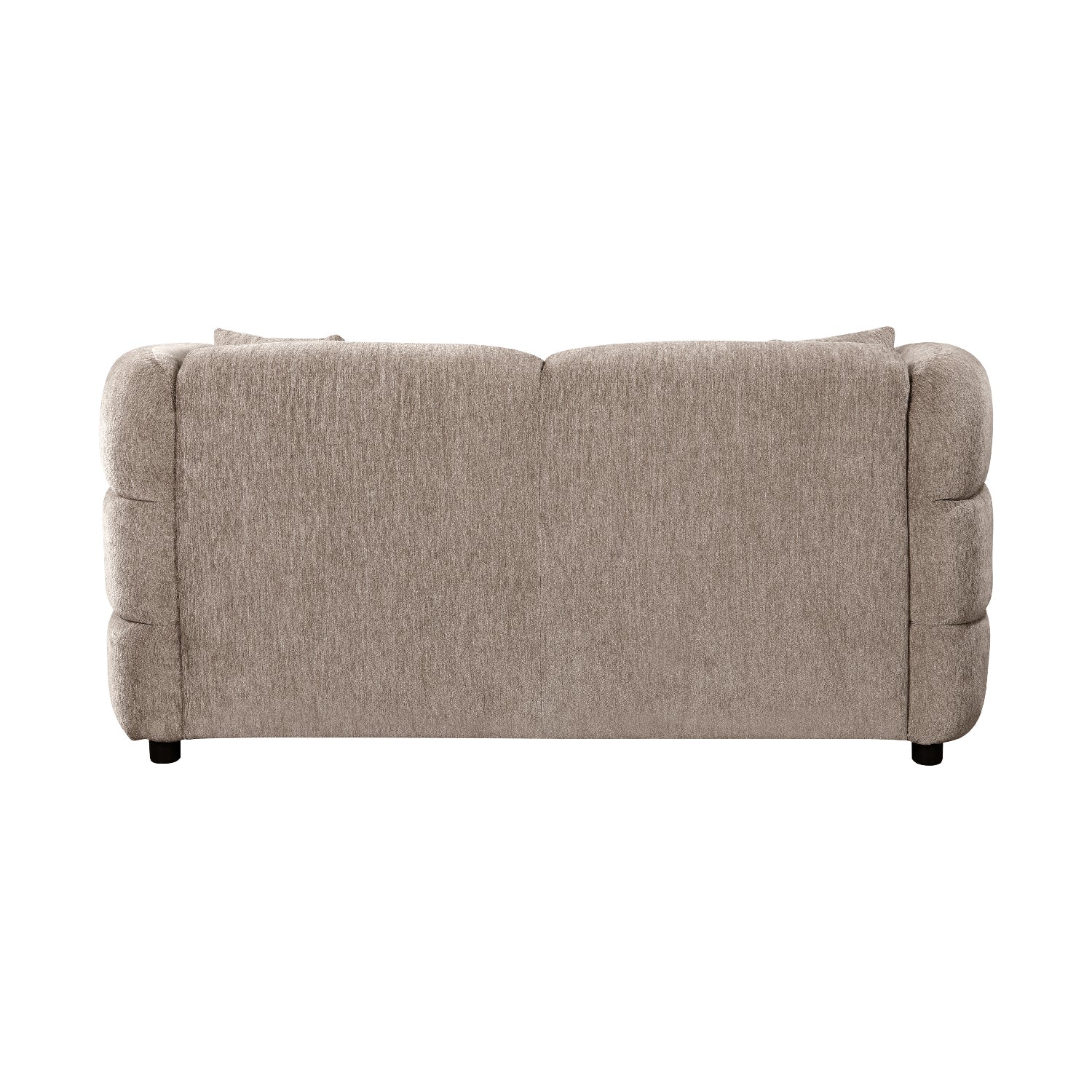 Sofá Utah 2 Plzs Marrón Vista Trasera