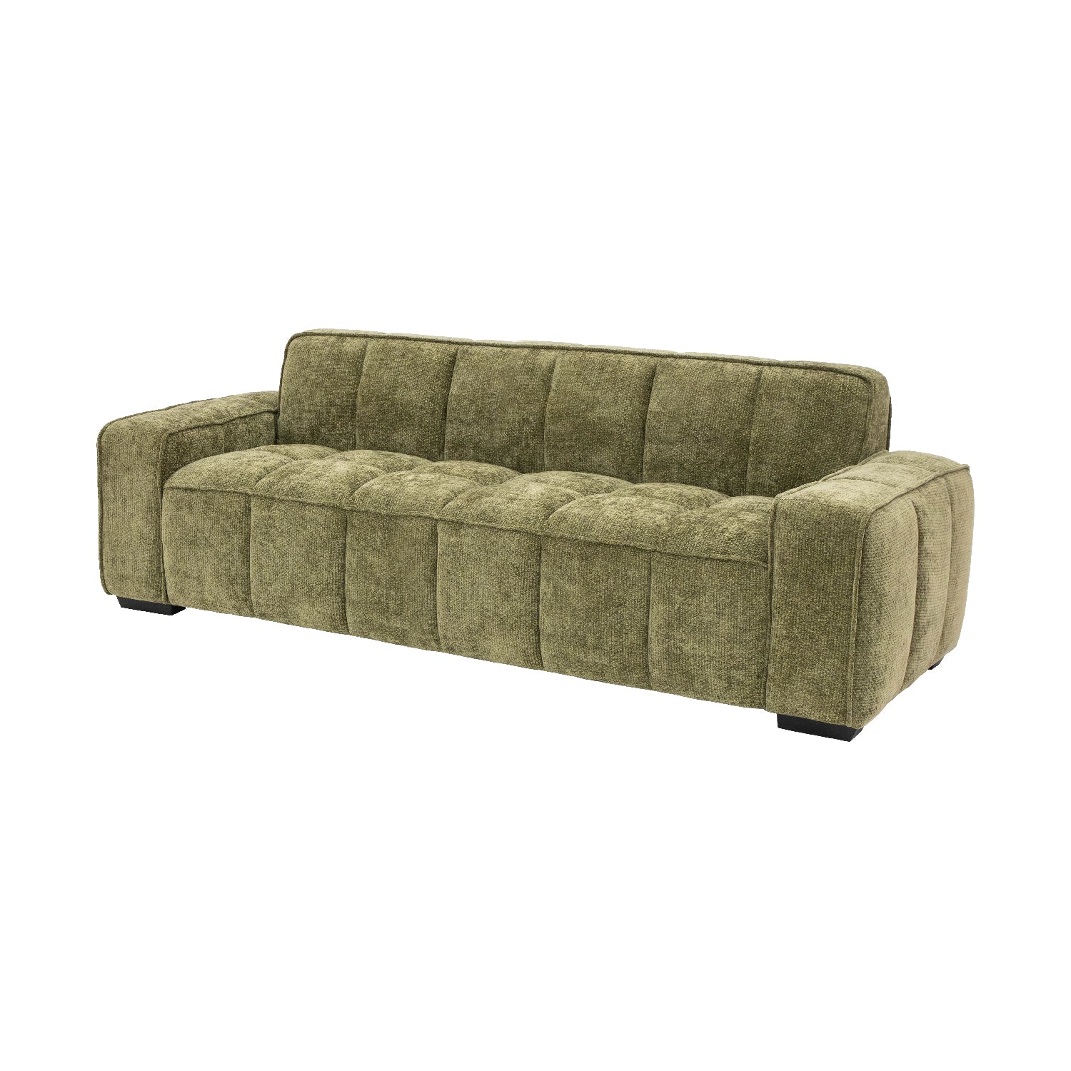 SOFA VERSALLES 3PLZS VERDE VISTA EN  PERSPECTIVA