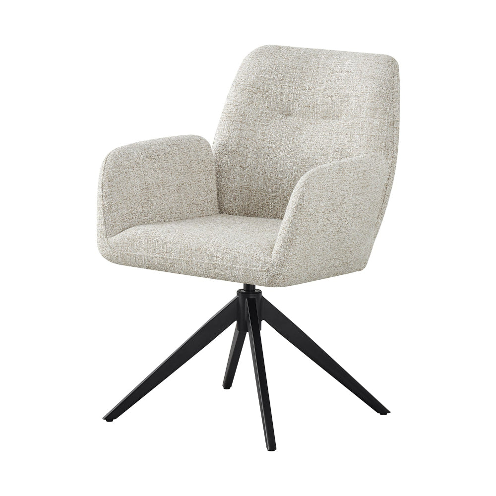 Silla Santiago Beige Vista en Perspectiva