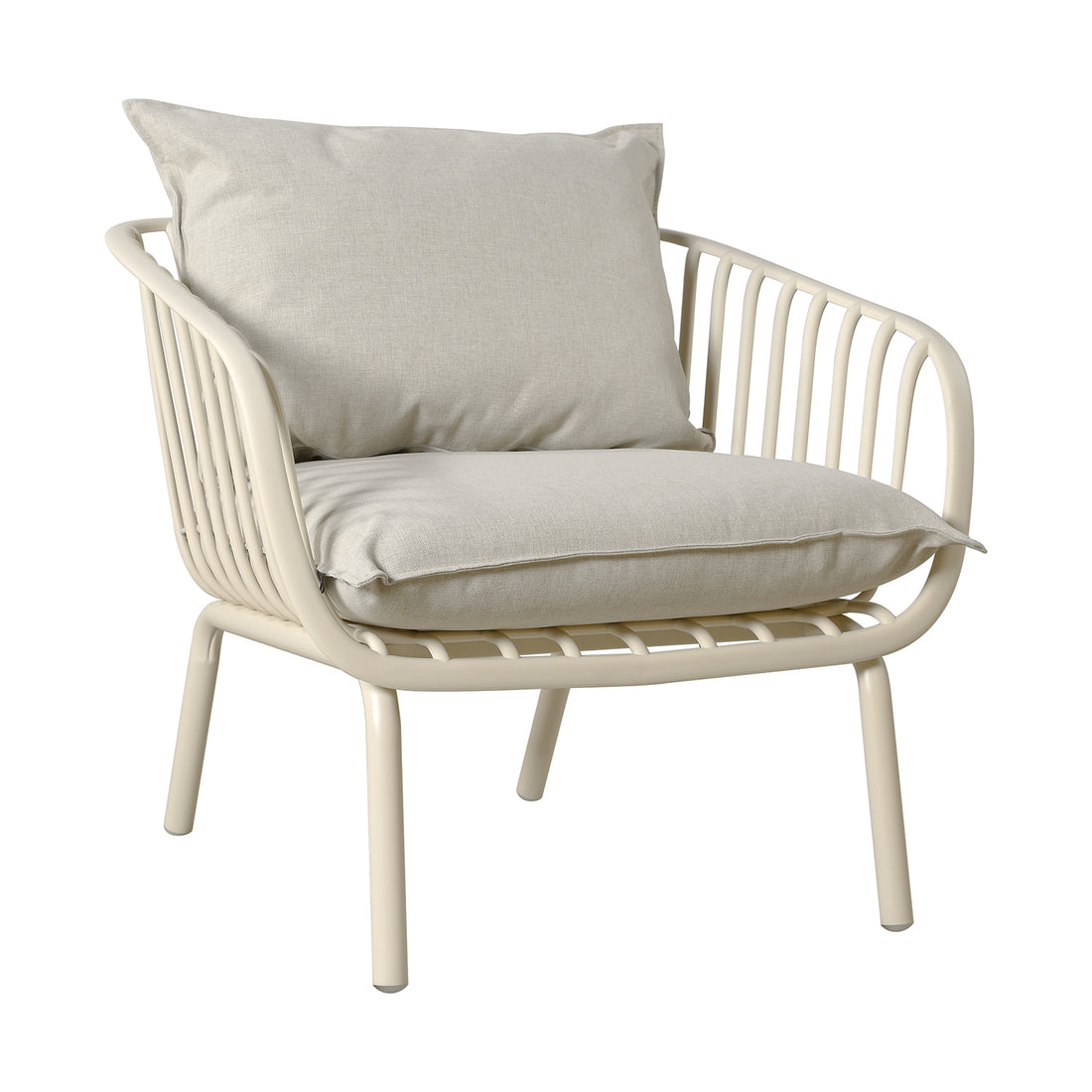 Sillón Individual Las Palmas Beige Vista Frontal
