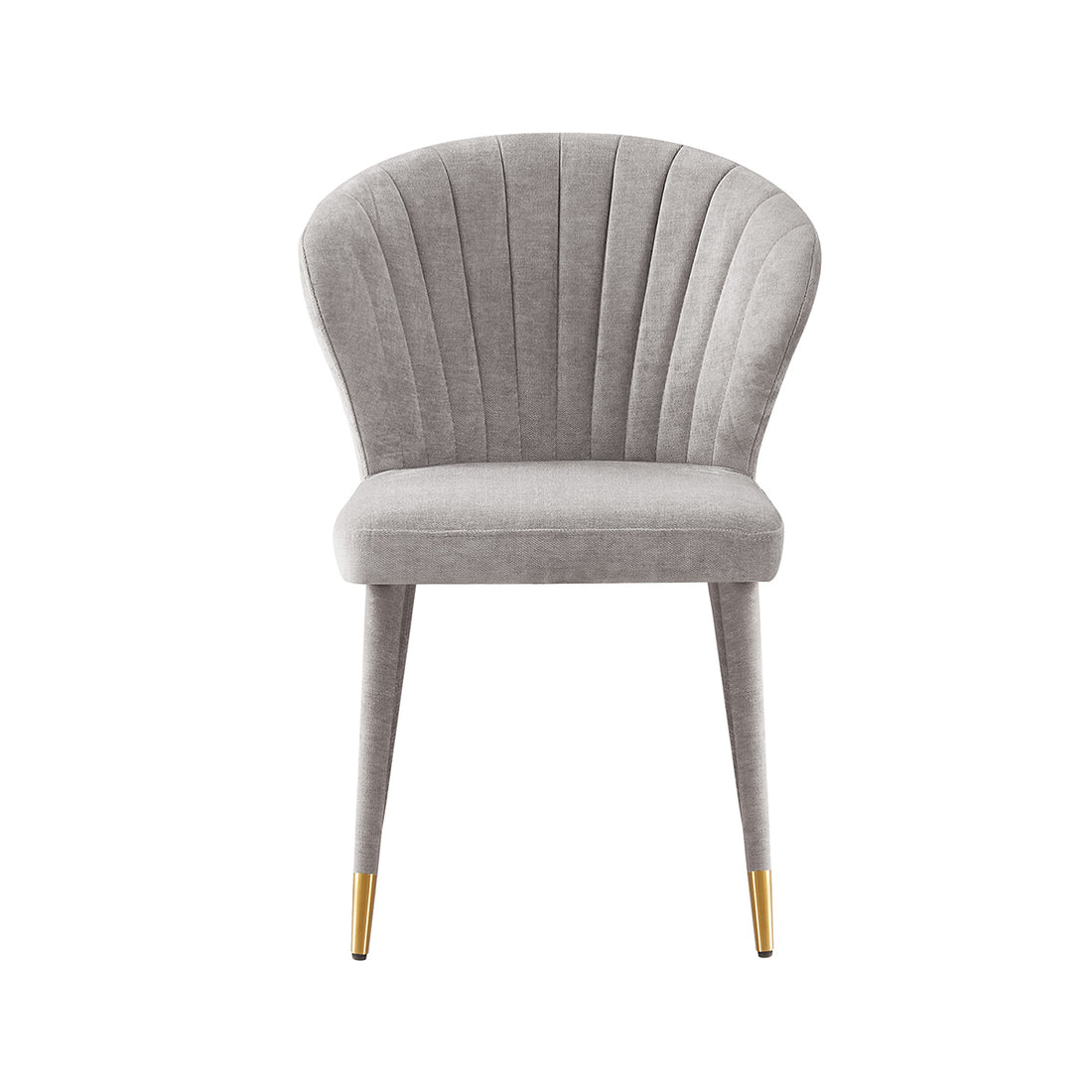 Silla Copenhague Gris Fondo Blanco Vista Frontal