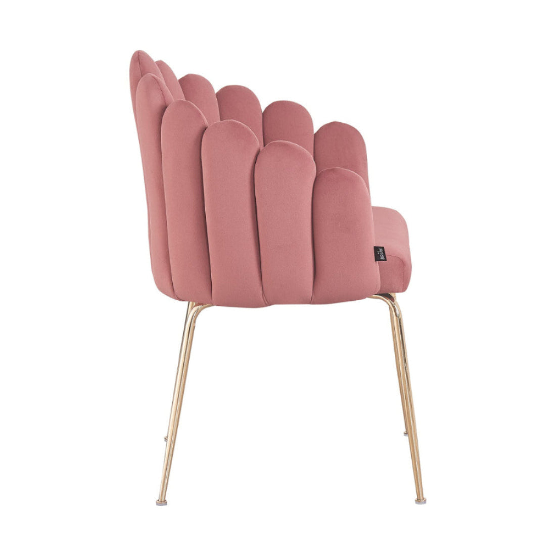 Silla Cordoba Rosa Vista Lateral