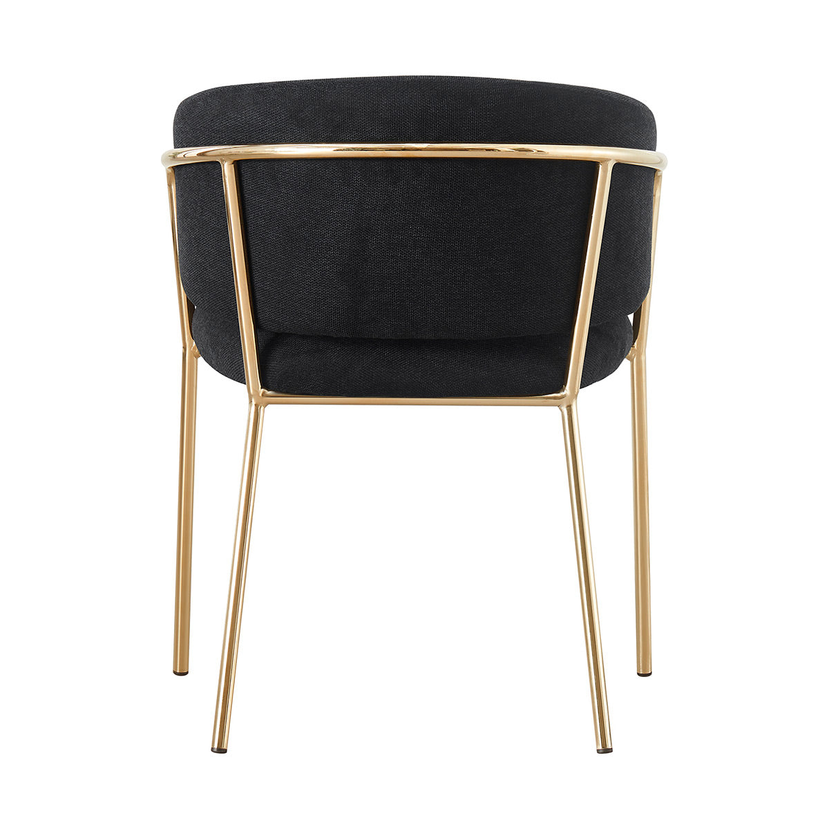 Silla Escocia Black Fondo Blanco Vista Trasera