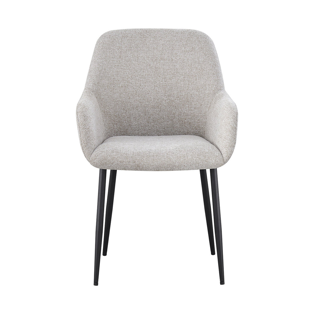 Silla Faro Beige Fondo Blanco Vista Frontal