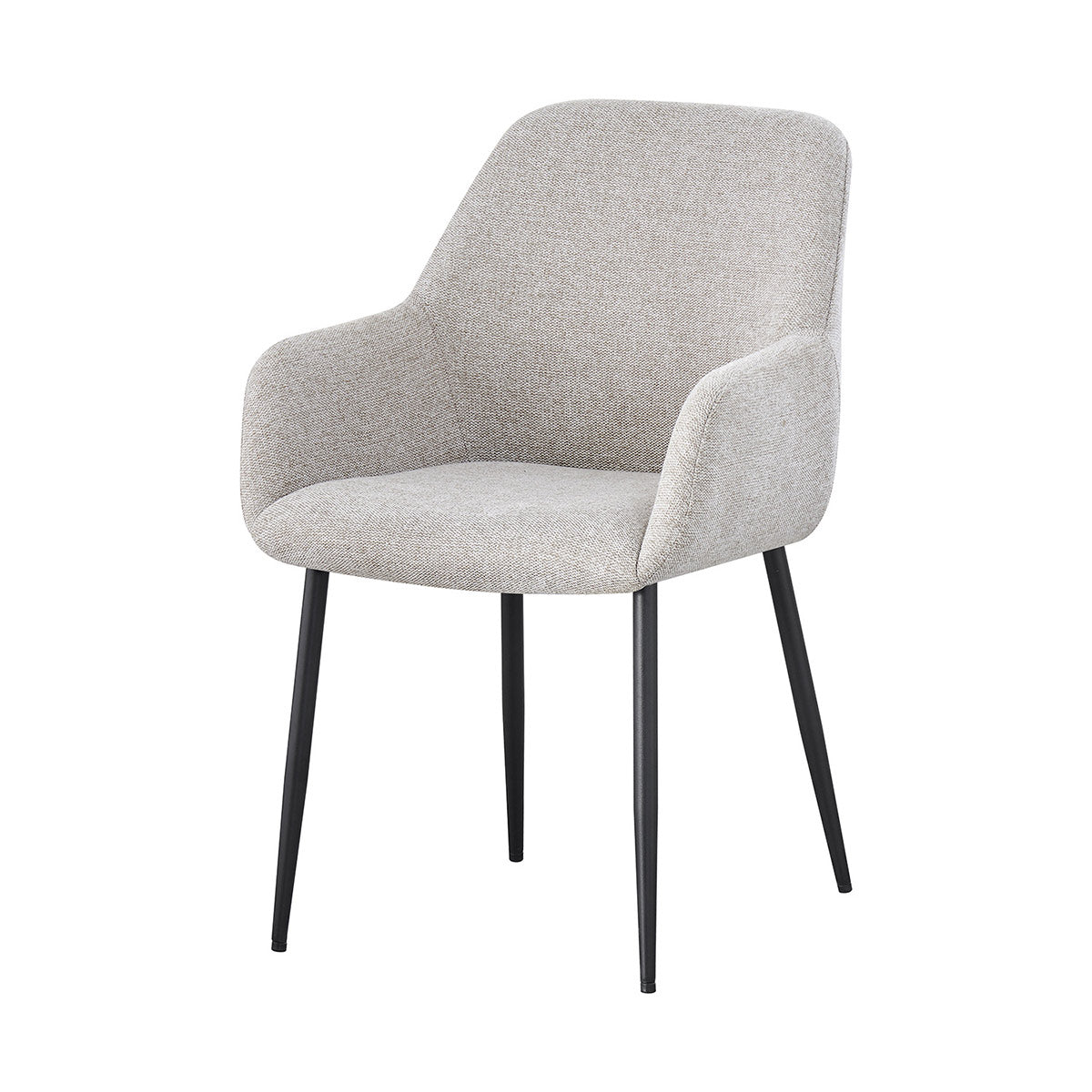 Silla Faro Beige Fondo Blanco Vista en Perspectiva