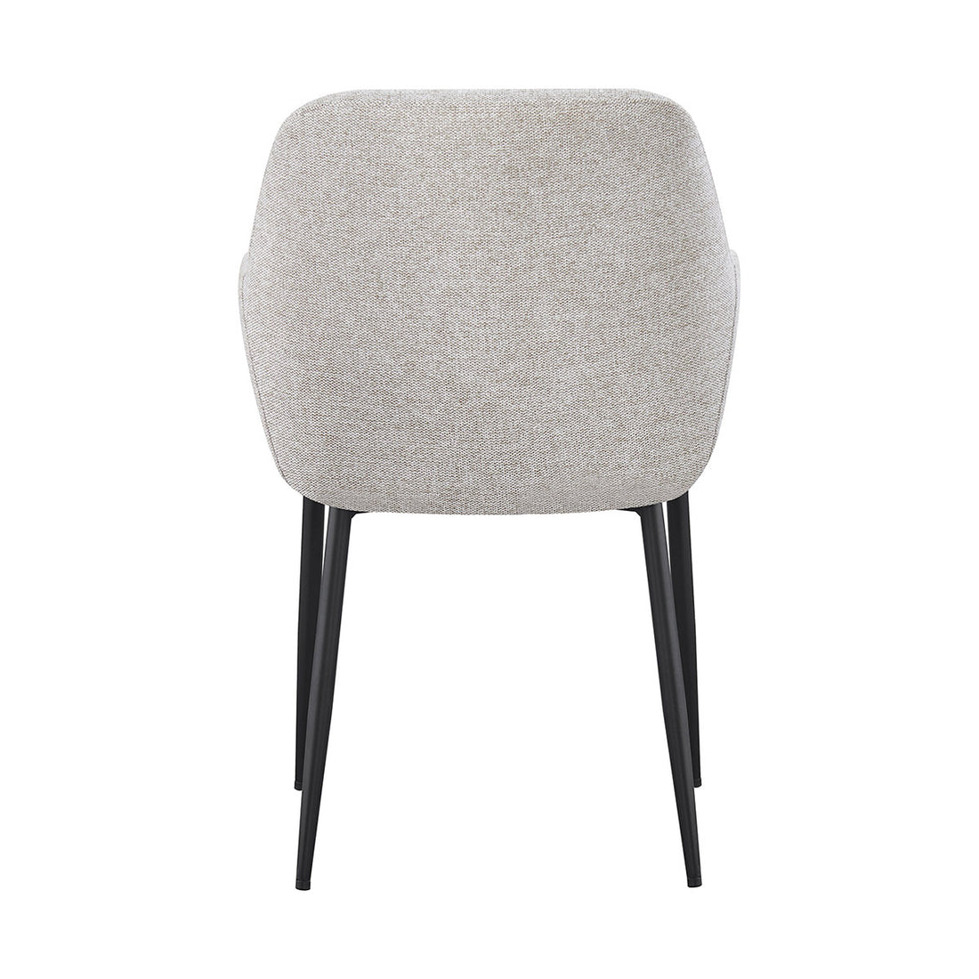 Silla Faro Beige Fondo Blanco Vista Trasera