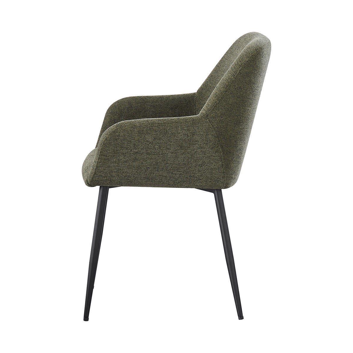 Silla Faro Olivo Fondo Blanco Vista Lateral