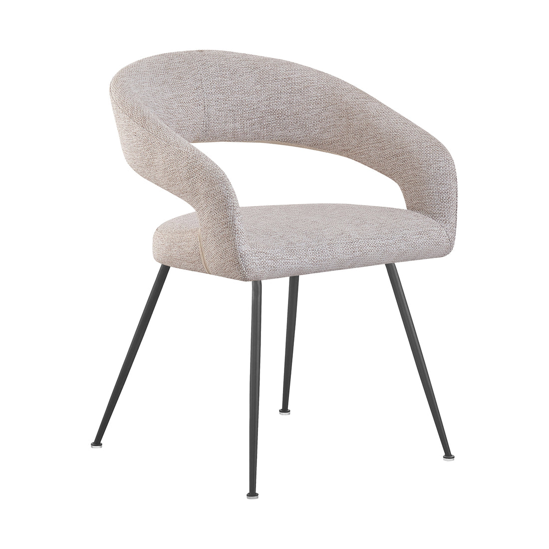 Silla Matera Pata Negra Beige Vista Frontal