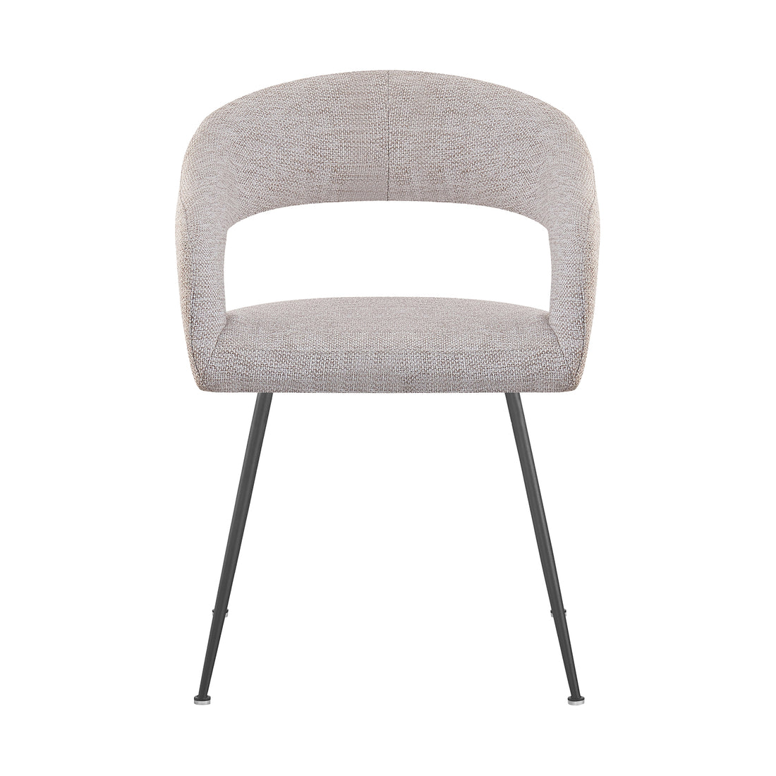 Silla Matera Pata Negra Beige Vista en Perspectiva