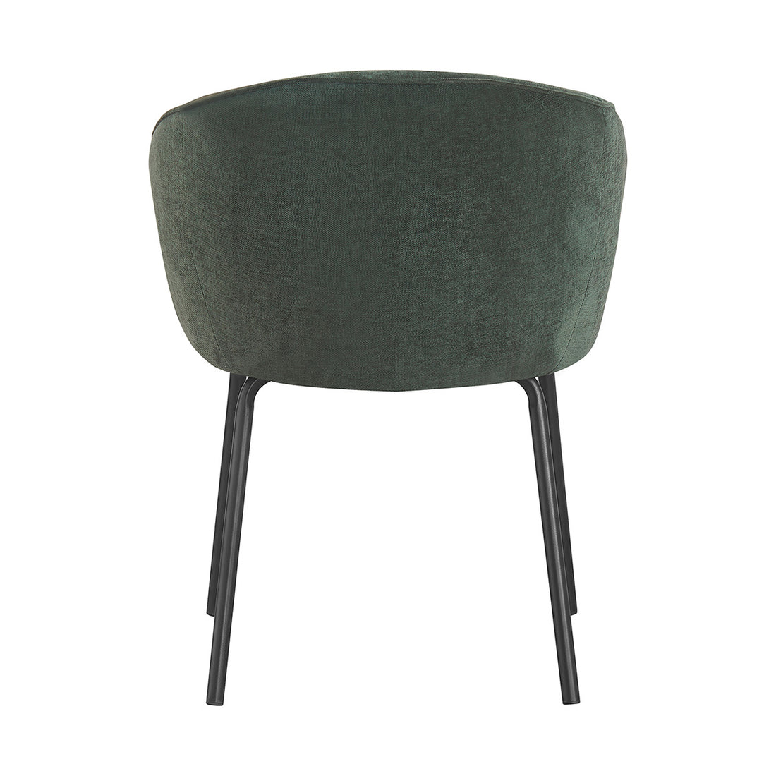 Silla Miami verde fondo blanco vista trasera