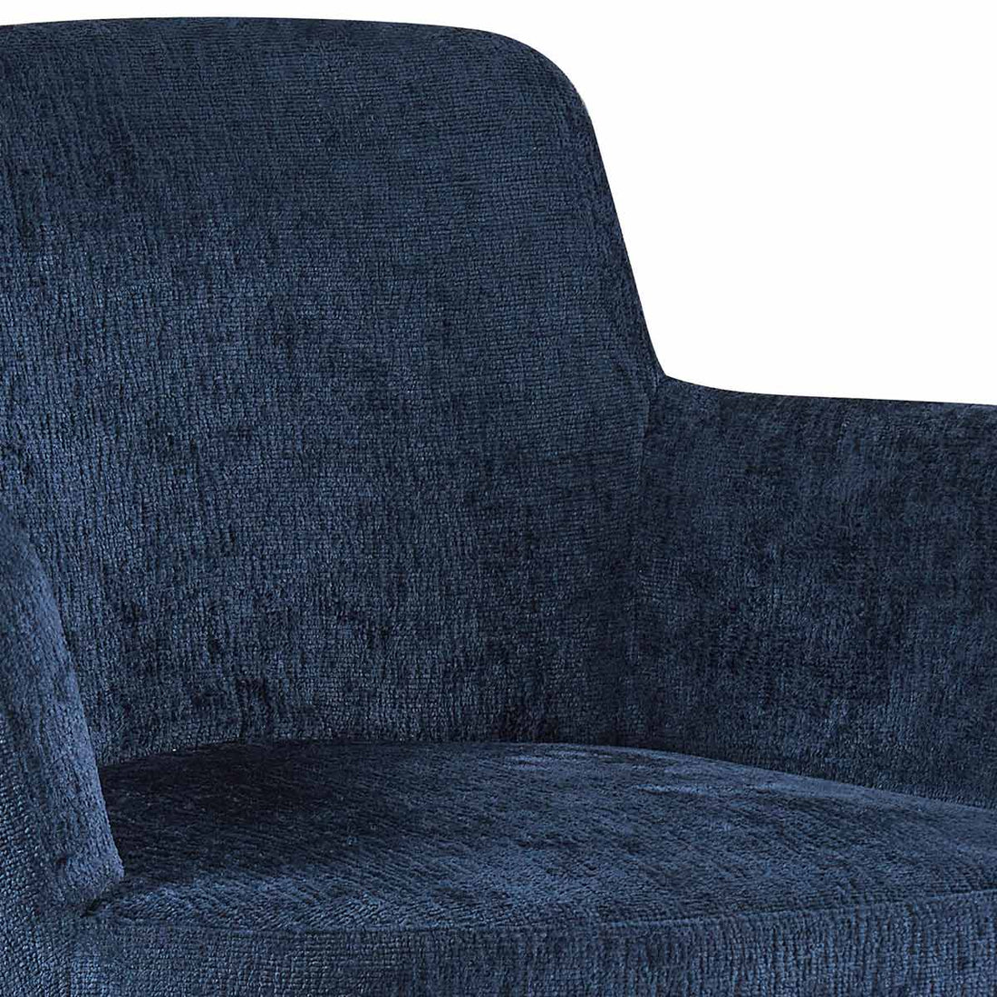 Silla Moscow Azul Fondo Blanco Vista detalle