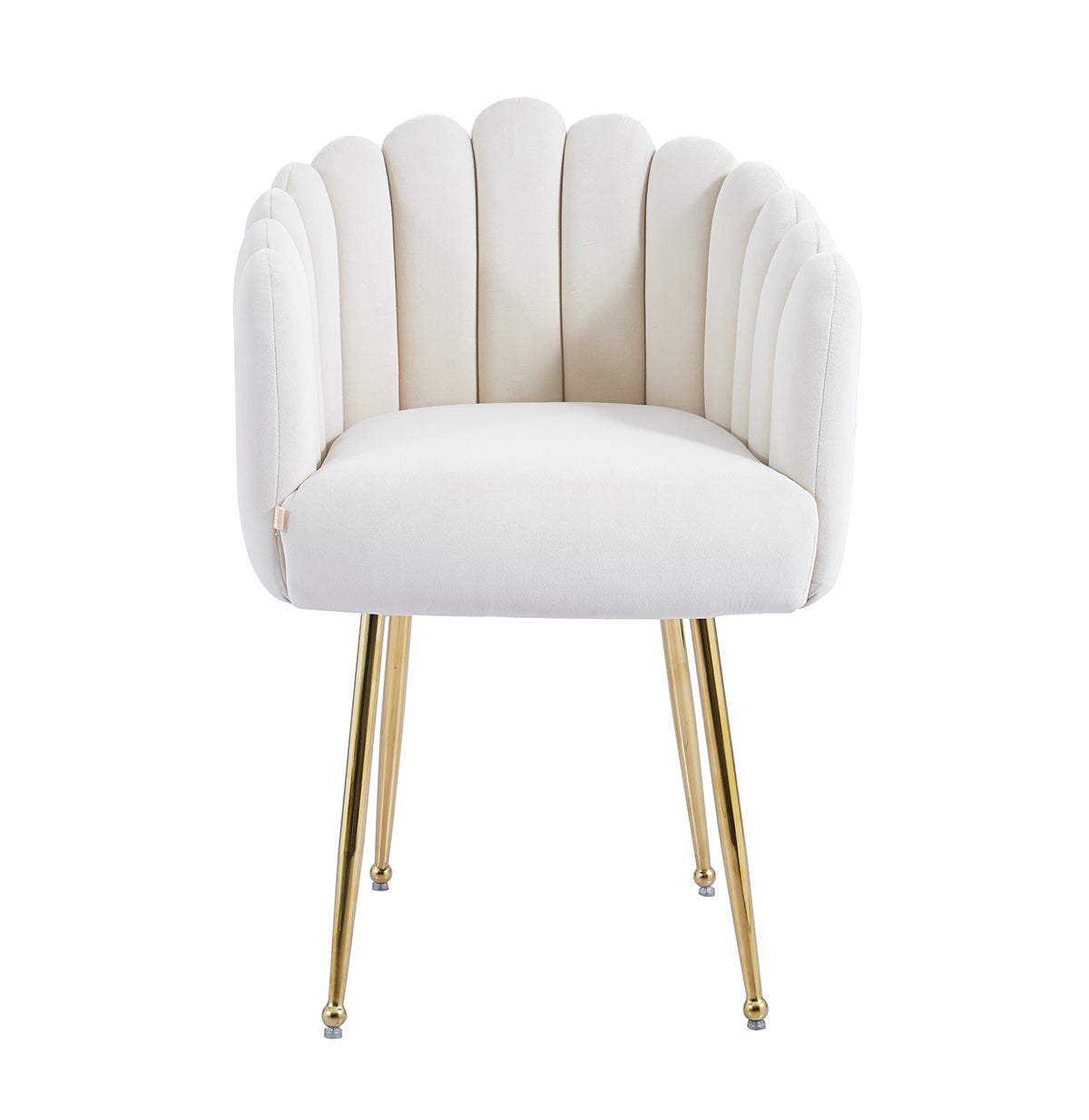 Silla Munich Crema Vista Frontal