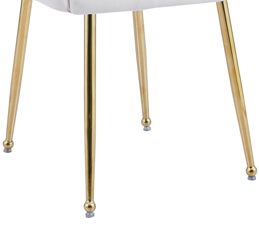 Silla Munich Crema Vista en Patas