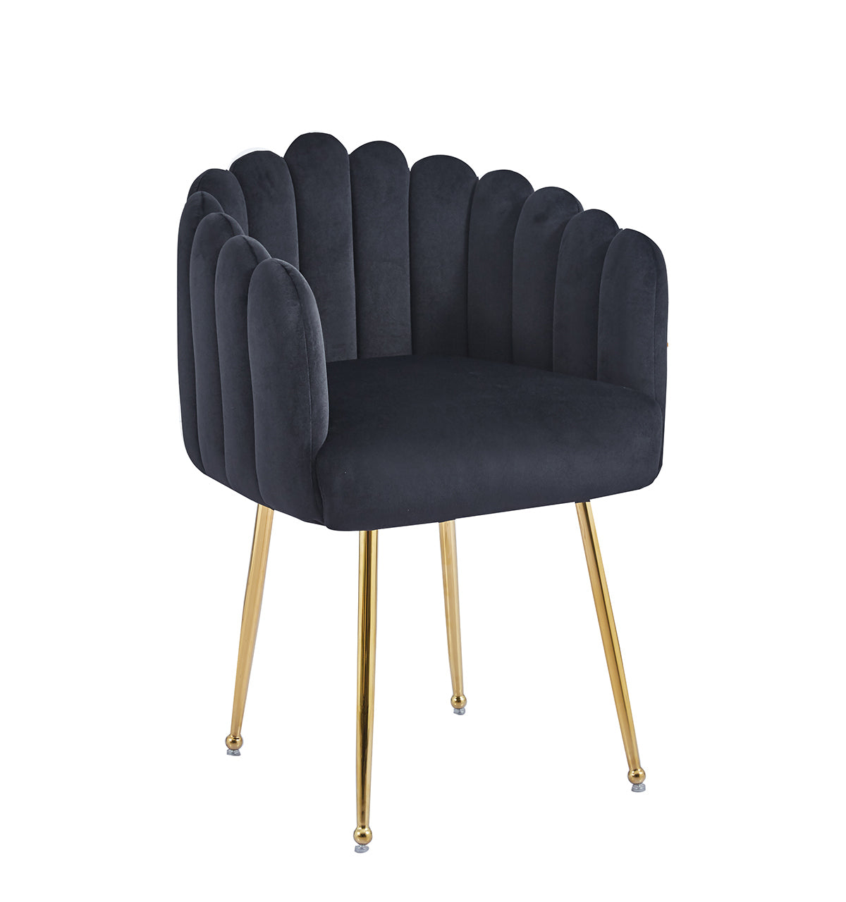 Silla Munich Black Vista en Perspectiva