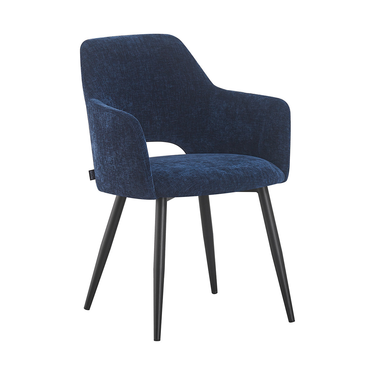 Silla Paris Azul Vista en Perspectiva 