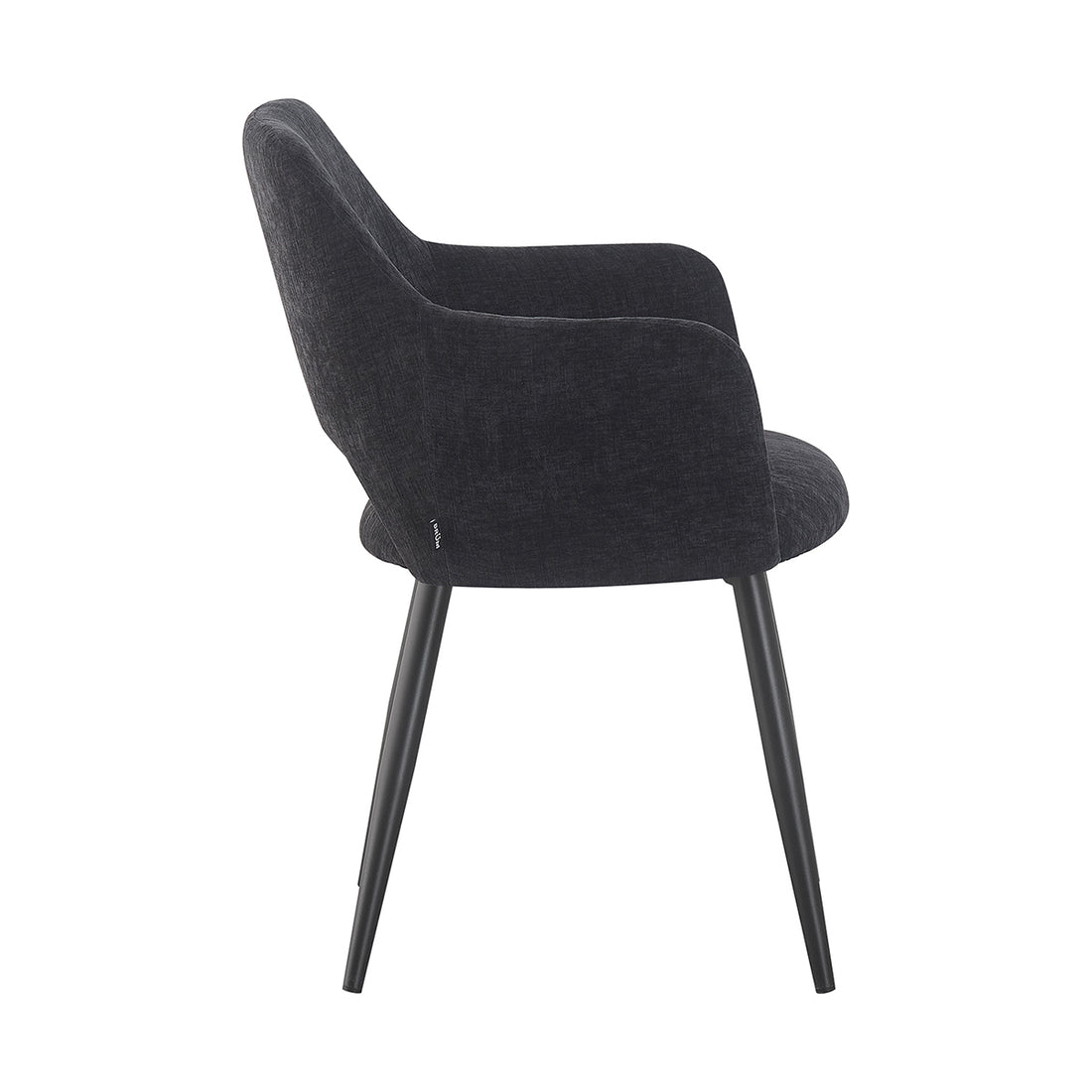 Silla Paris Negro Vista Lateral