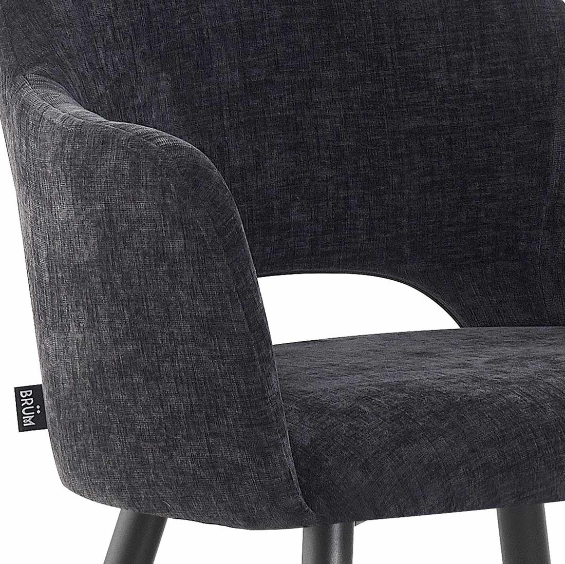 Silla Paris Negro Vista Detalle