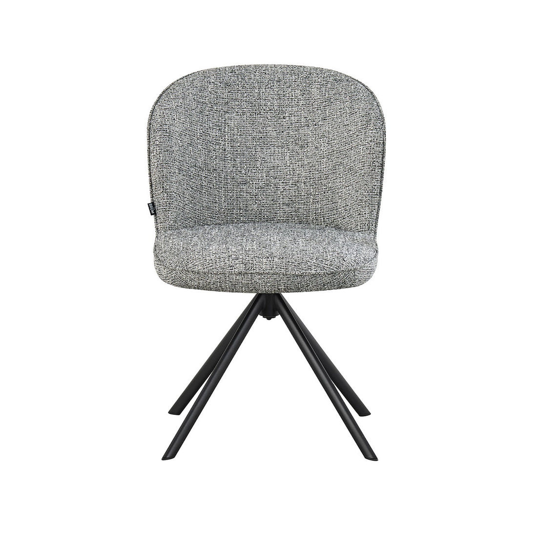 Silla Comedor Vigo Gris En Fondo Blanco Con Vista Frontal