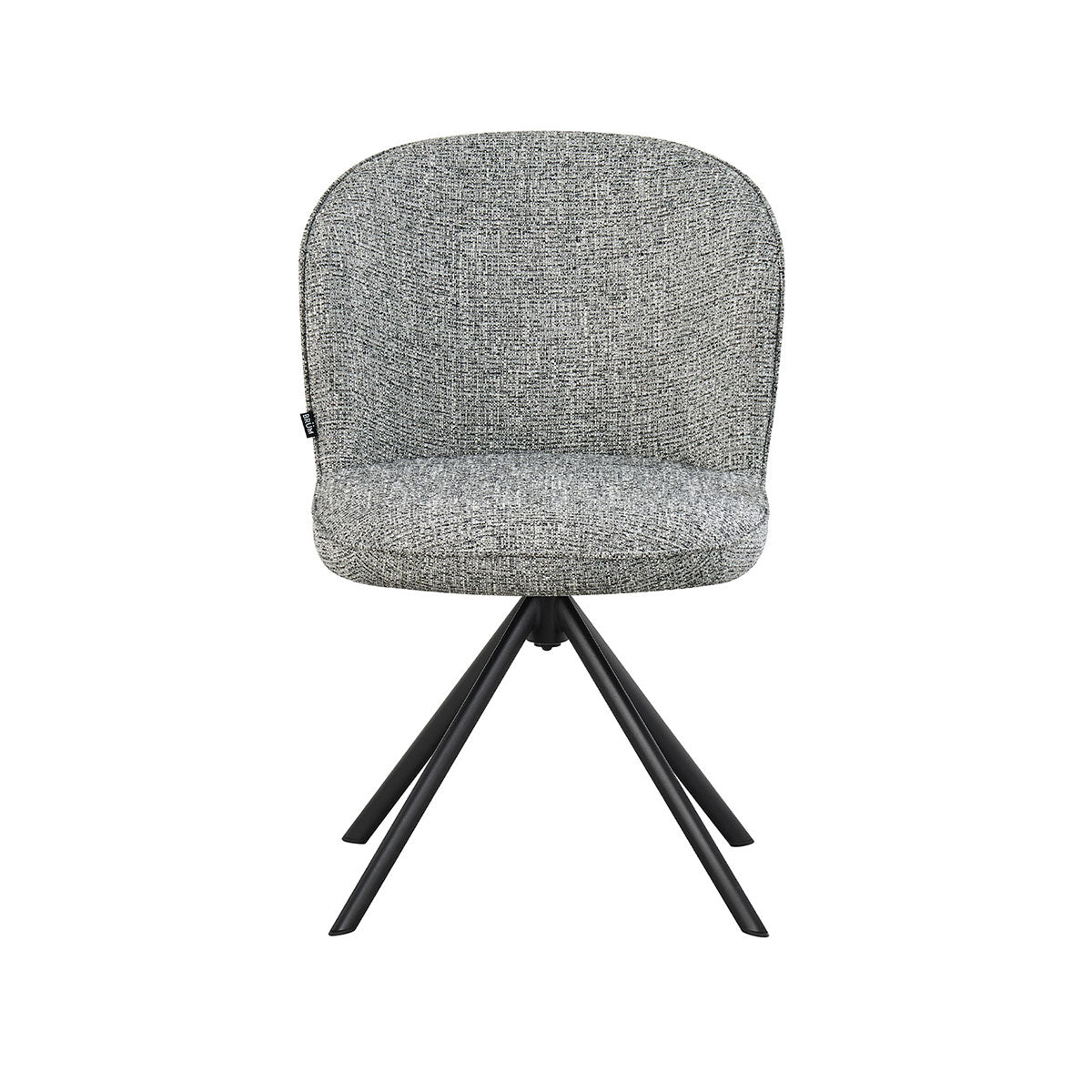 Silla Comedor Vigo Gris En Fondo Blanco Con Vista Frontal