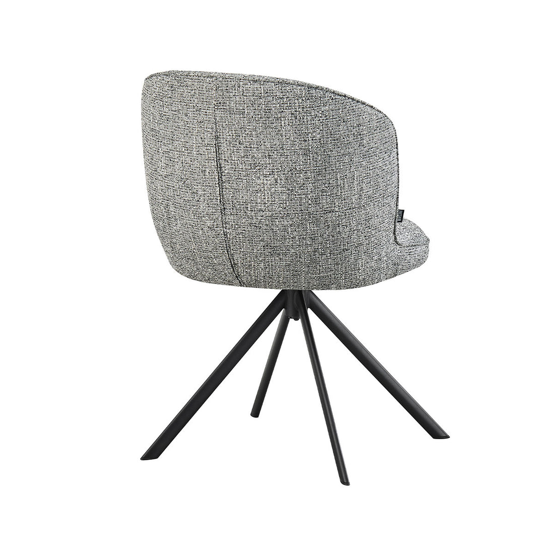 Silla Comedor Vigo Gris En Fondo Blanco Con Vista En Perspectiva