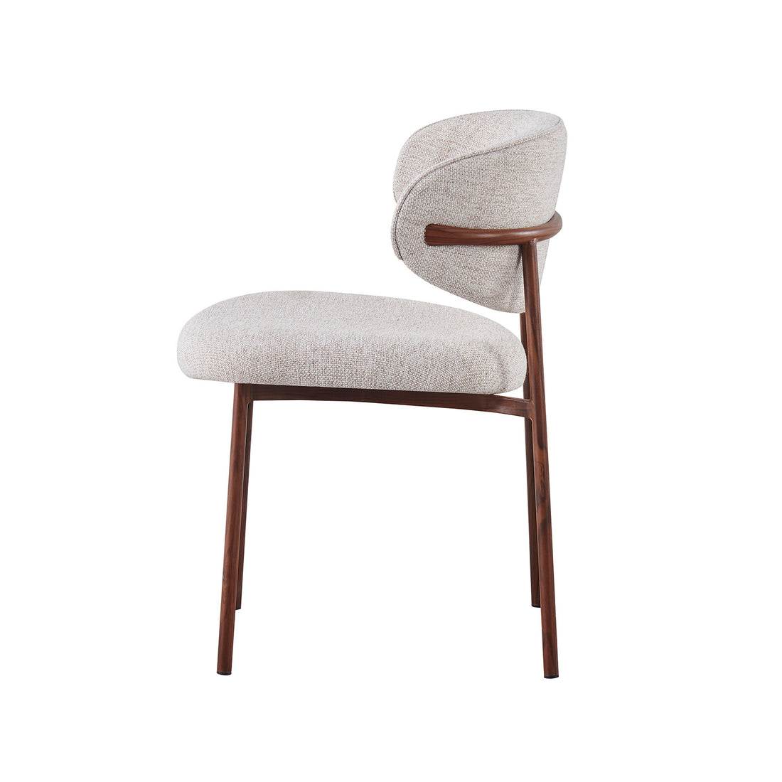 Silla Sicilia Beige Vista Lateral