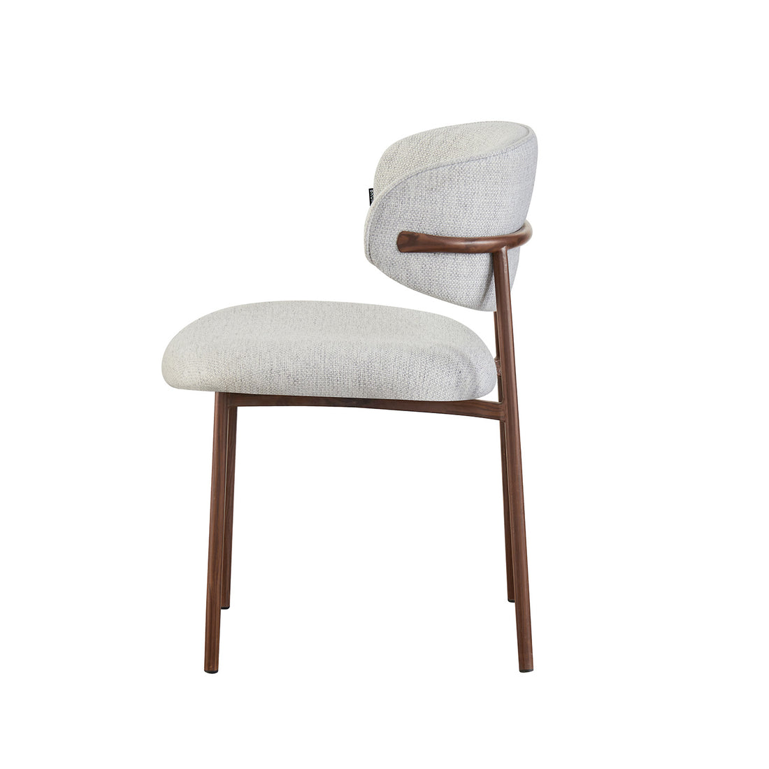 Silla Sicilia Gris Vista Lateral