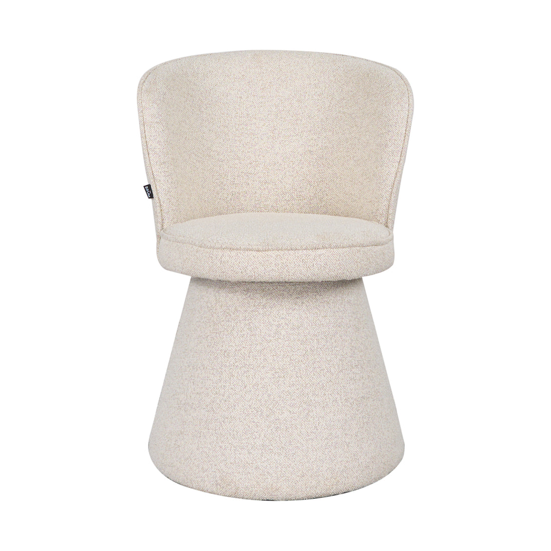 Silla Modena Beige fondo blanco Vista frontal