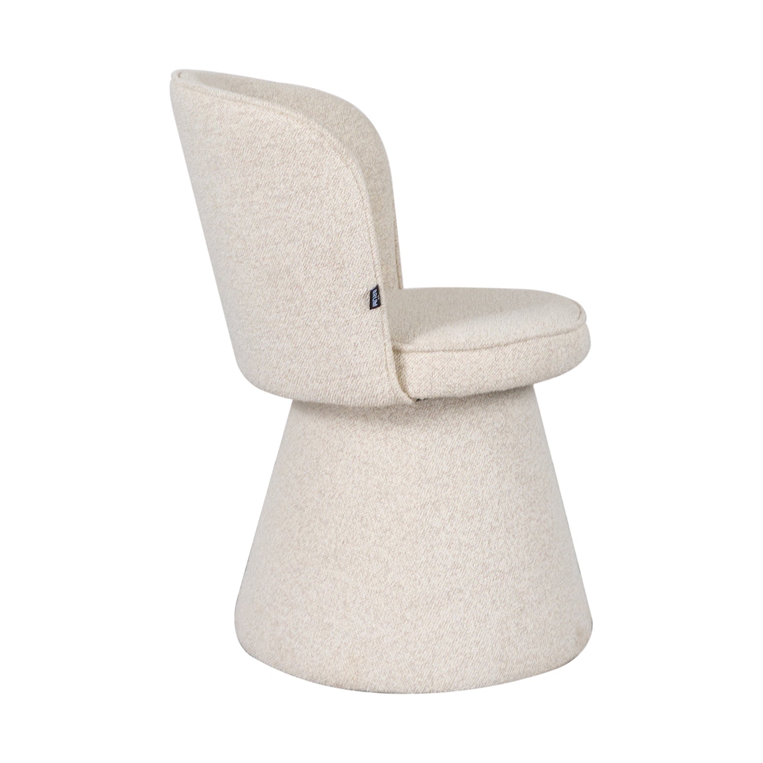 Silla Modena fondo blanco vista lateral