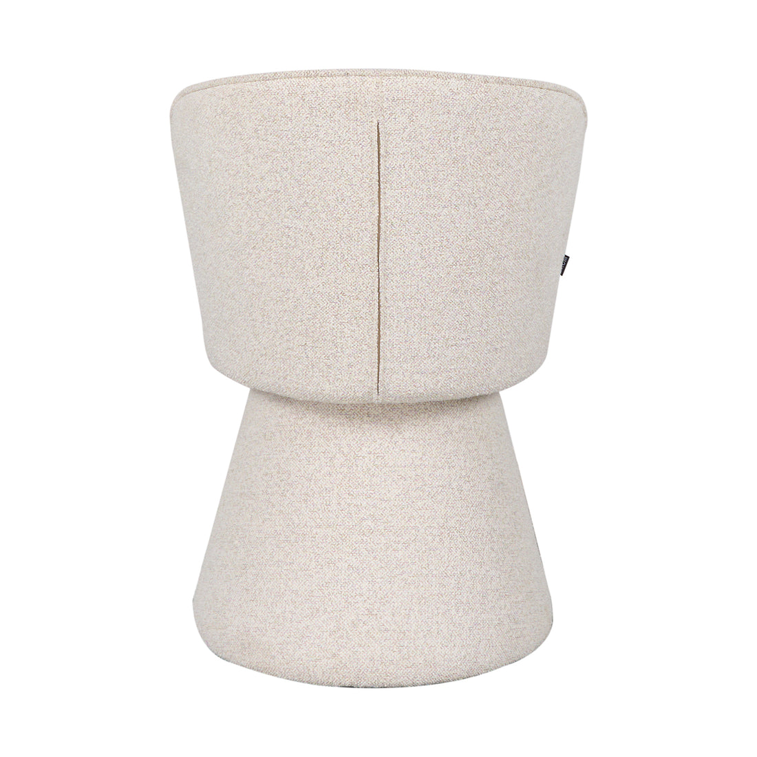 Silla Modena Beige fondo blanco vista trasera