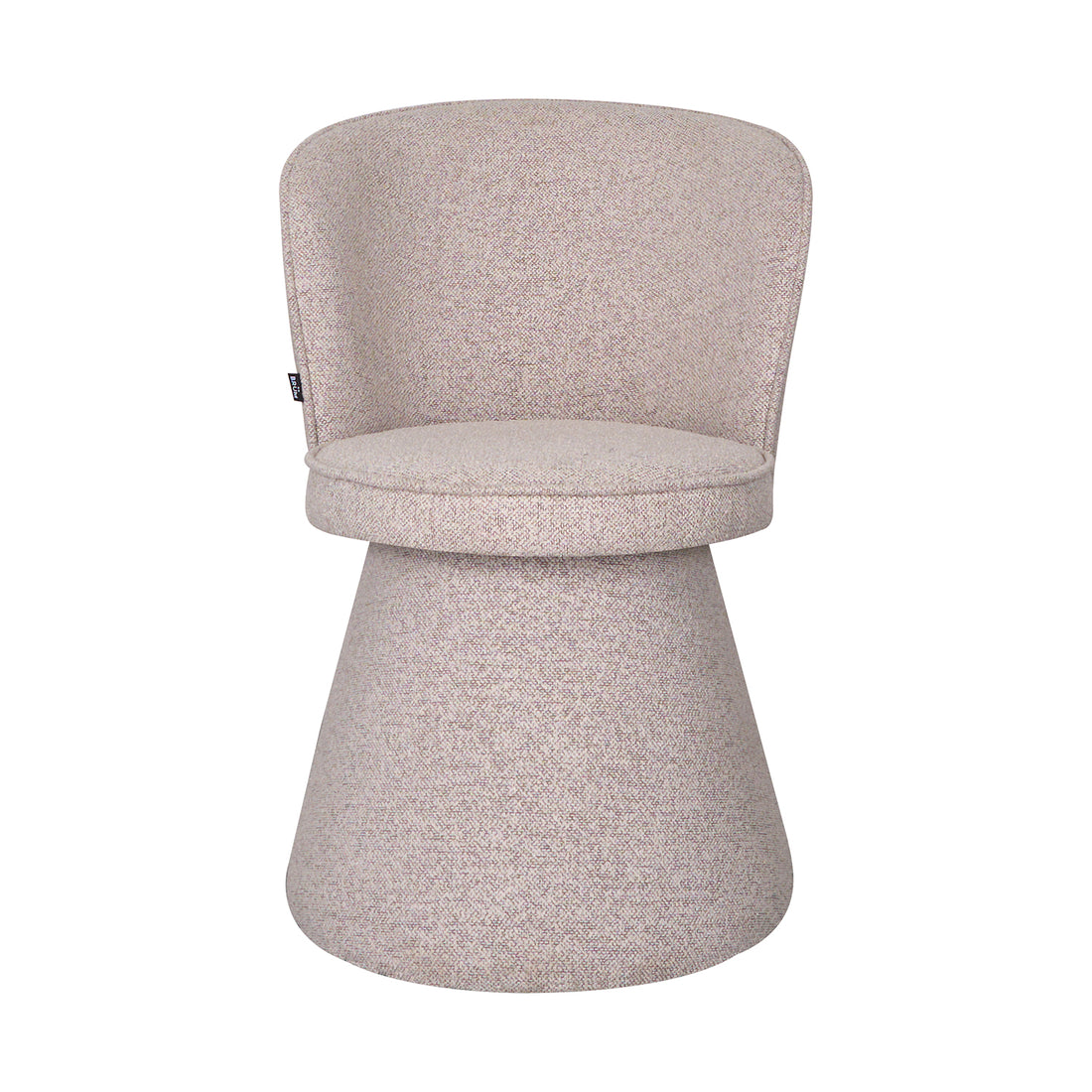 Silla Modena Gris fondo blanco vista frontal
