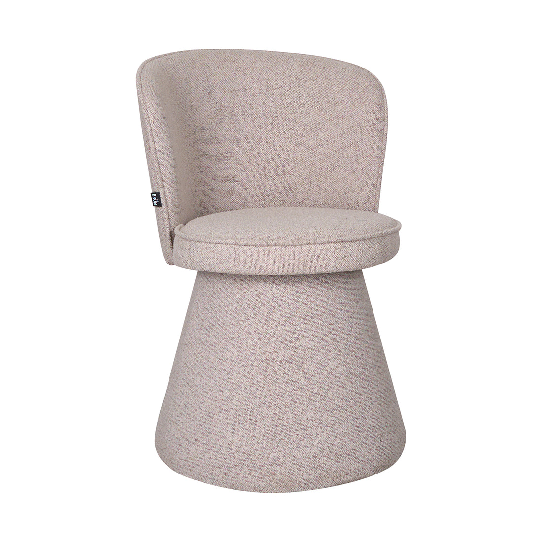 Silla Modena Gris fondo blanco vista en perspectiva
