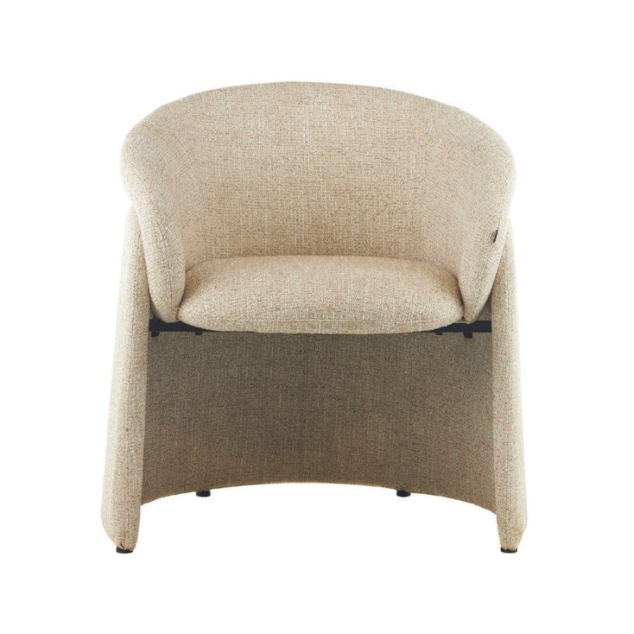 Sillón Jordania Beige Vista Frontal
