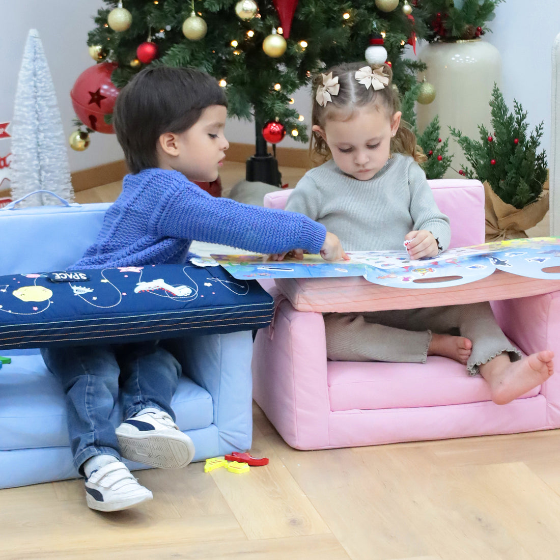 Sofá para Niños Vega Azul Vista de producto 5
