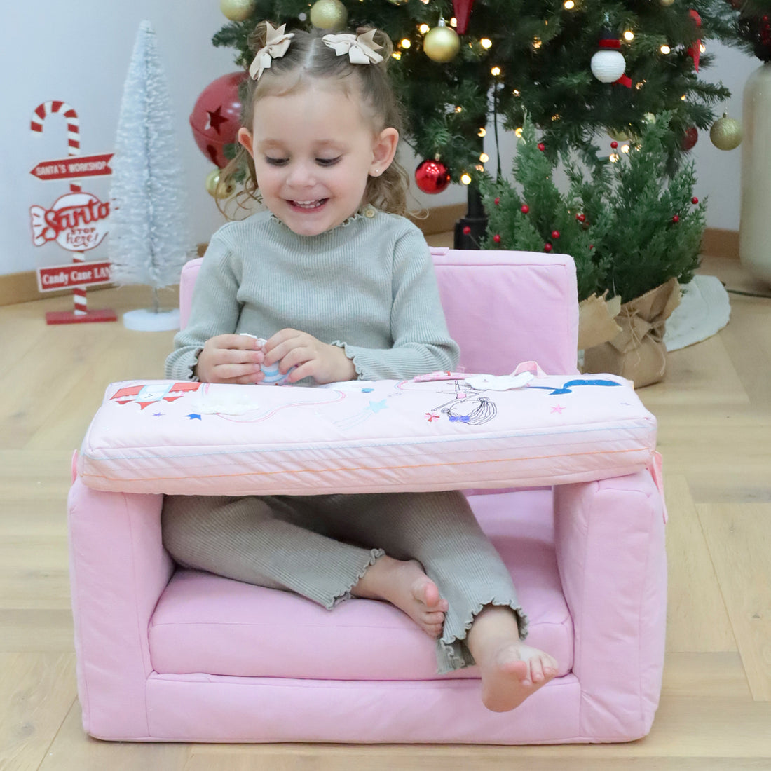 Sofá para Niños Vega Rosa Vista de producto 6