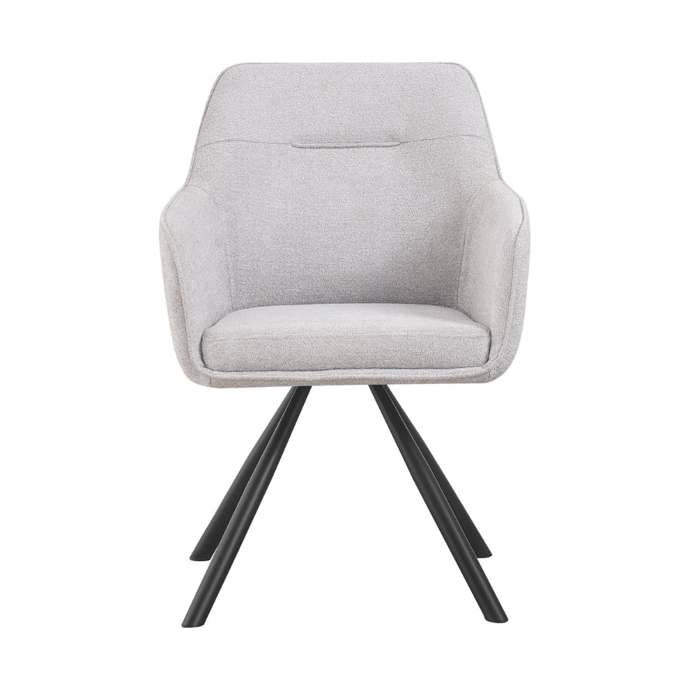 Silla Giratoria Tripoli Grey Vista Frontal