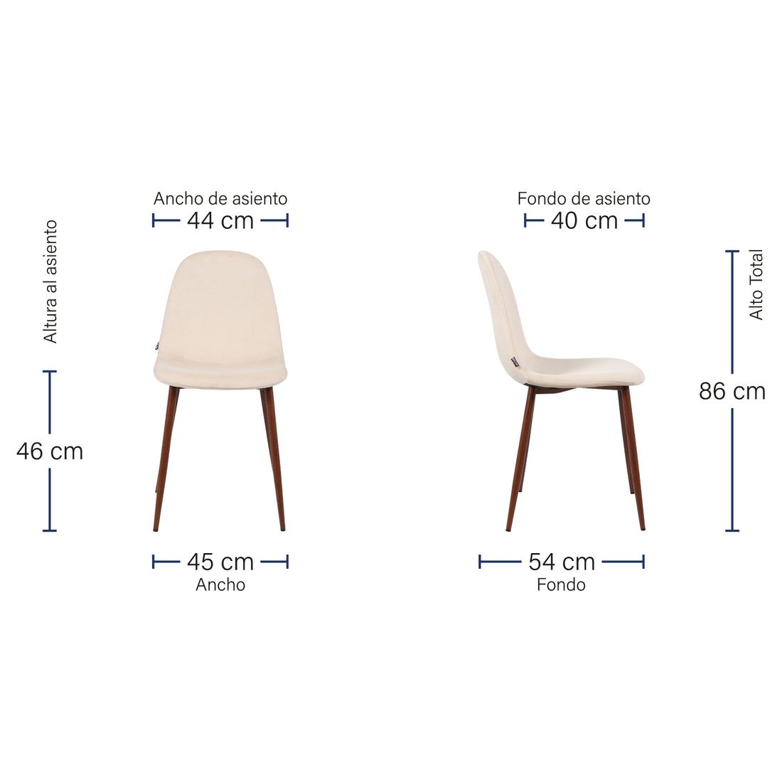 Silla Valencia Medidas