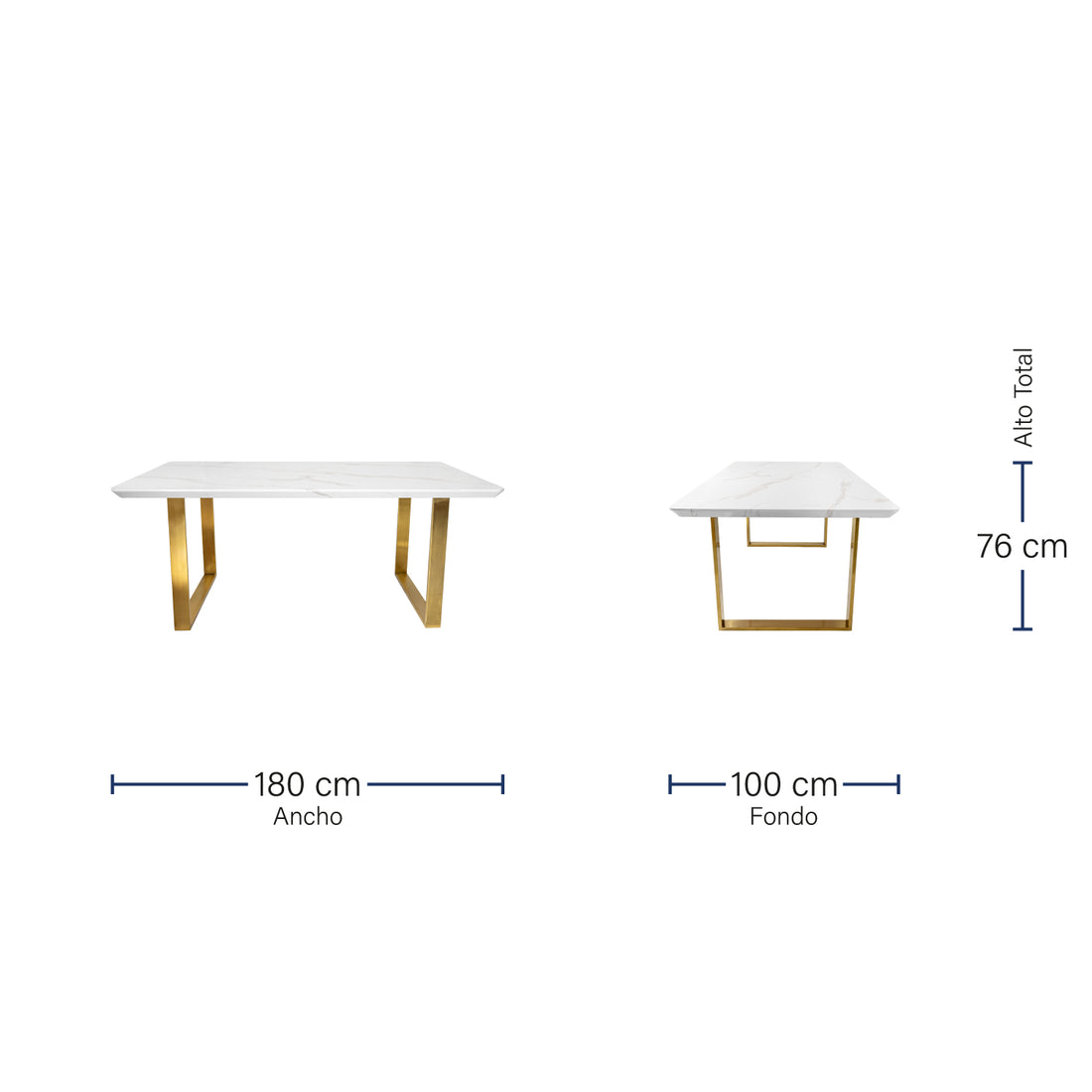 Mesa de Comedor Vela 180cm Vista de producto 3