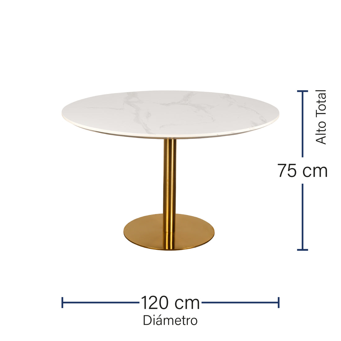Mesa de Comedor Zadar 120cm Vista de producto 3