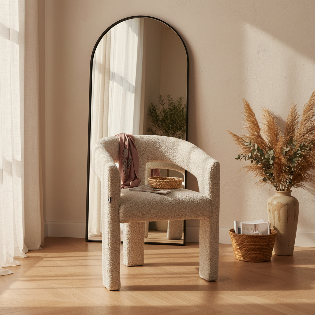 Silla Estambul en recibidor estilo Seúl, foto ambientada