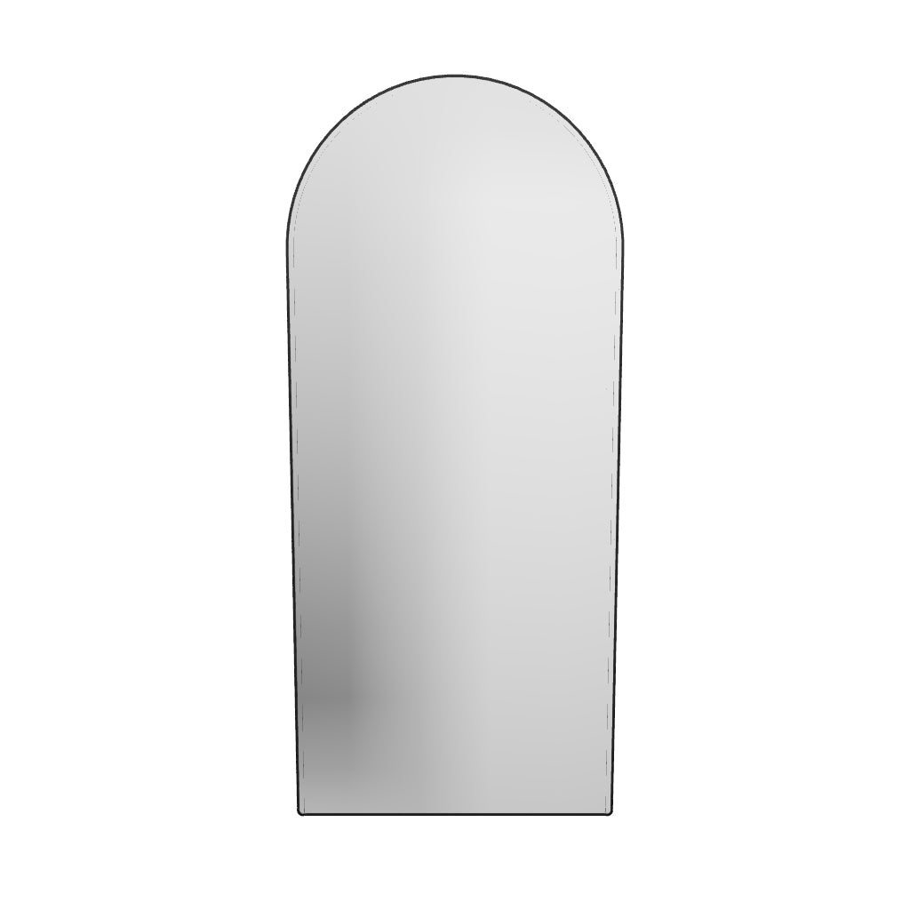 Espejo Seúl 180cm Black Alto Vista 3 D