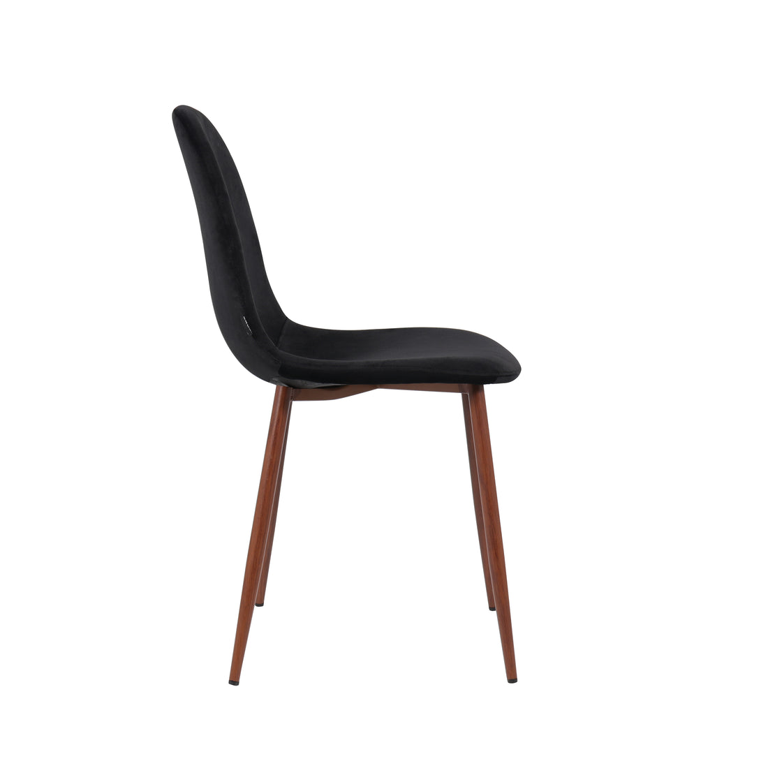Silla Valencia Negro Vista Lateral